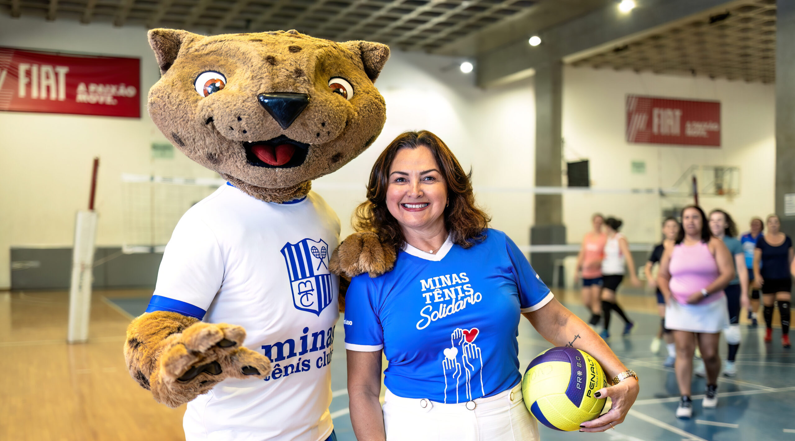 “O Minas é referência para a sociedade no esporte e tem se tornado também para o lado social. Junto dele, estamos transformando vidas.”