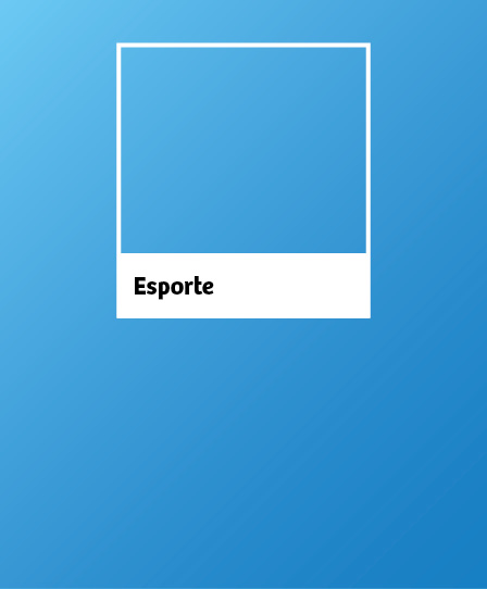 Esporte é azul