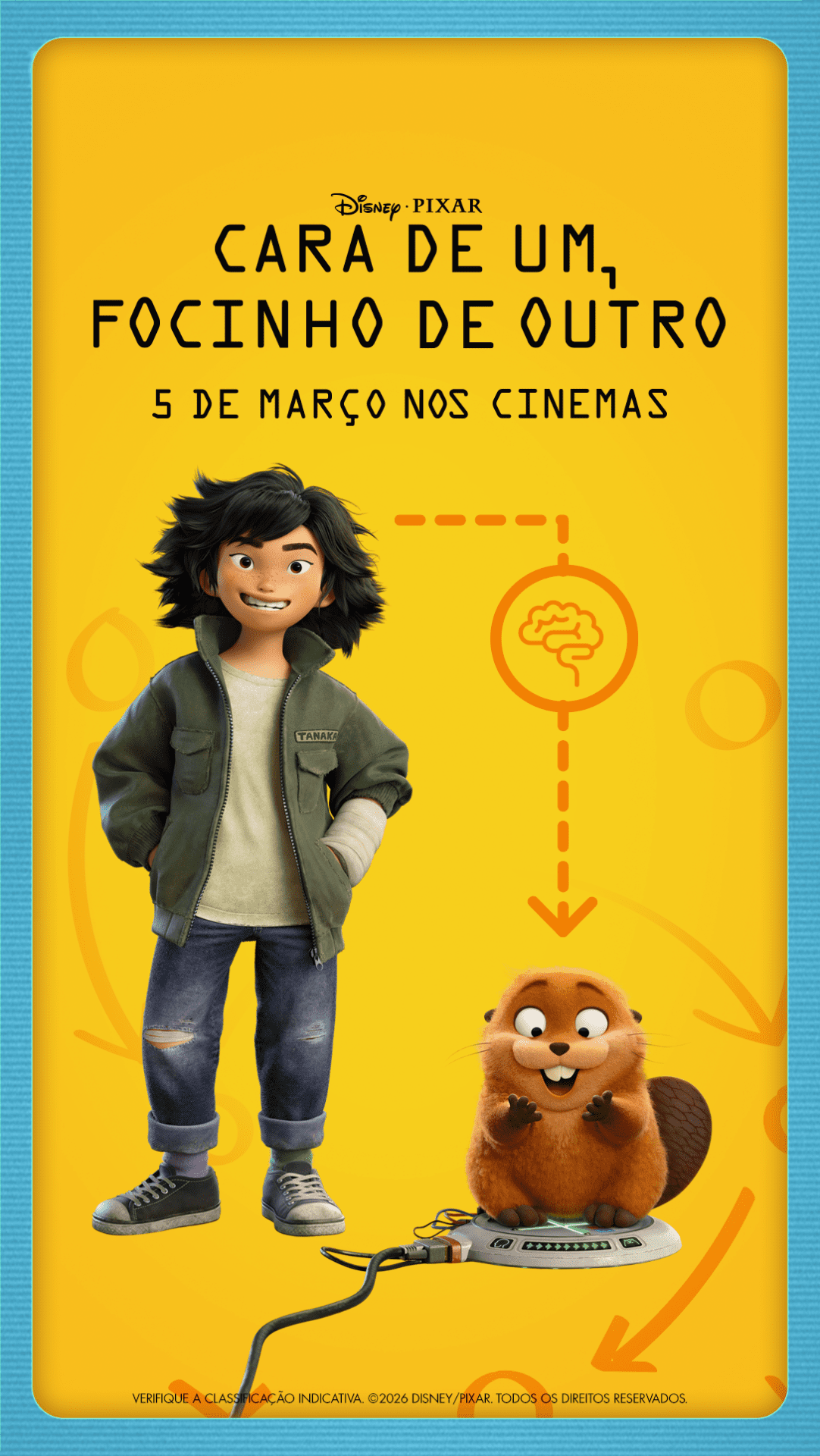 Cara de um, focinho de outro