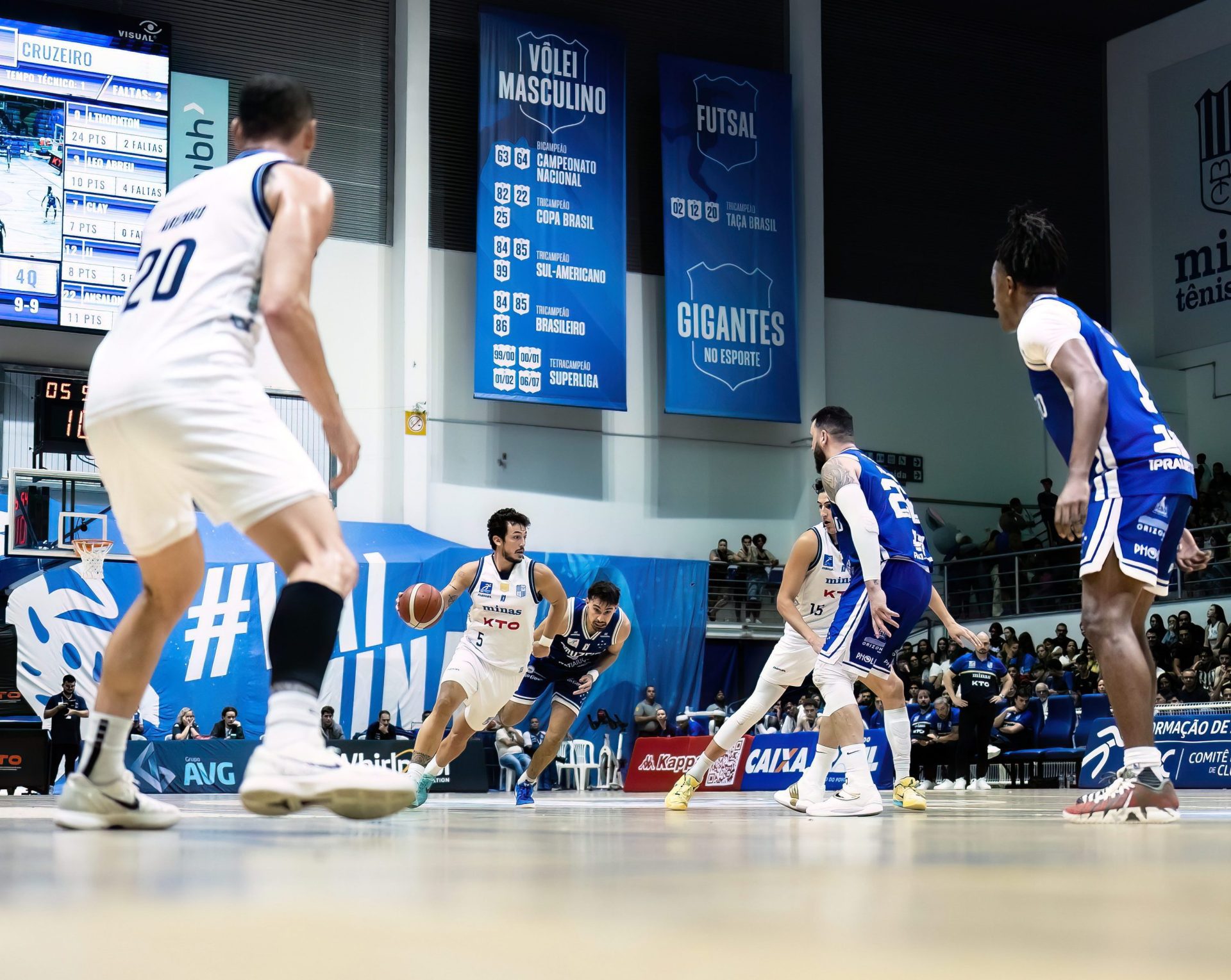 KTO Minas recebe Cruzeiro por vaga nas quartas do NBB CAIXA
