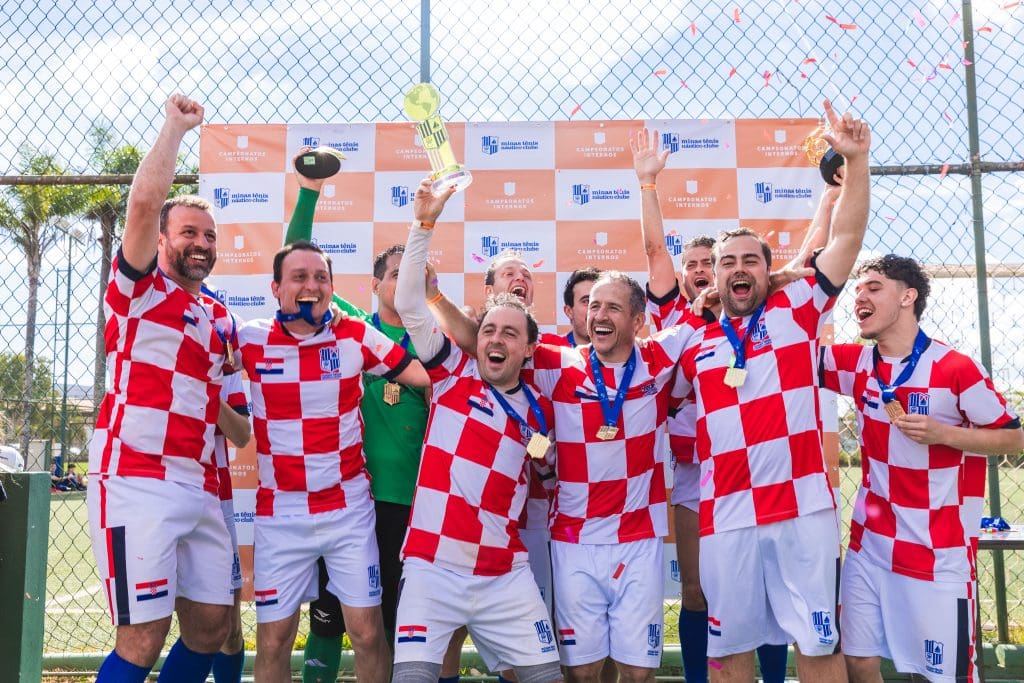 Grandes campeões da final do campeonato de futebol