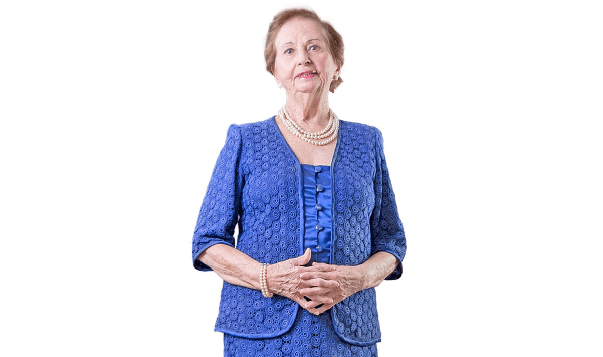 “Hoje, aos 91 anos, a memória me falha, escorrega, mas, no fundo dela, ainda encontro as alegrias que vivi no Minas Tênis Clube.”