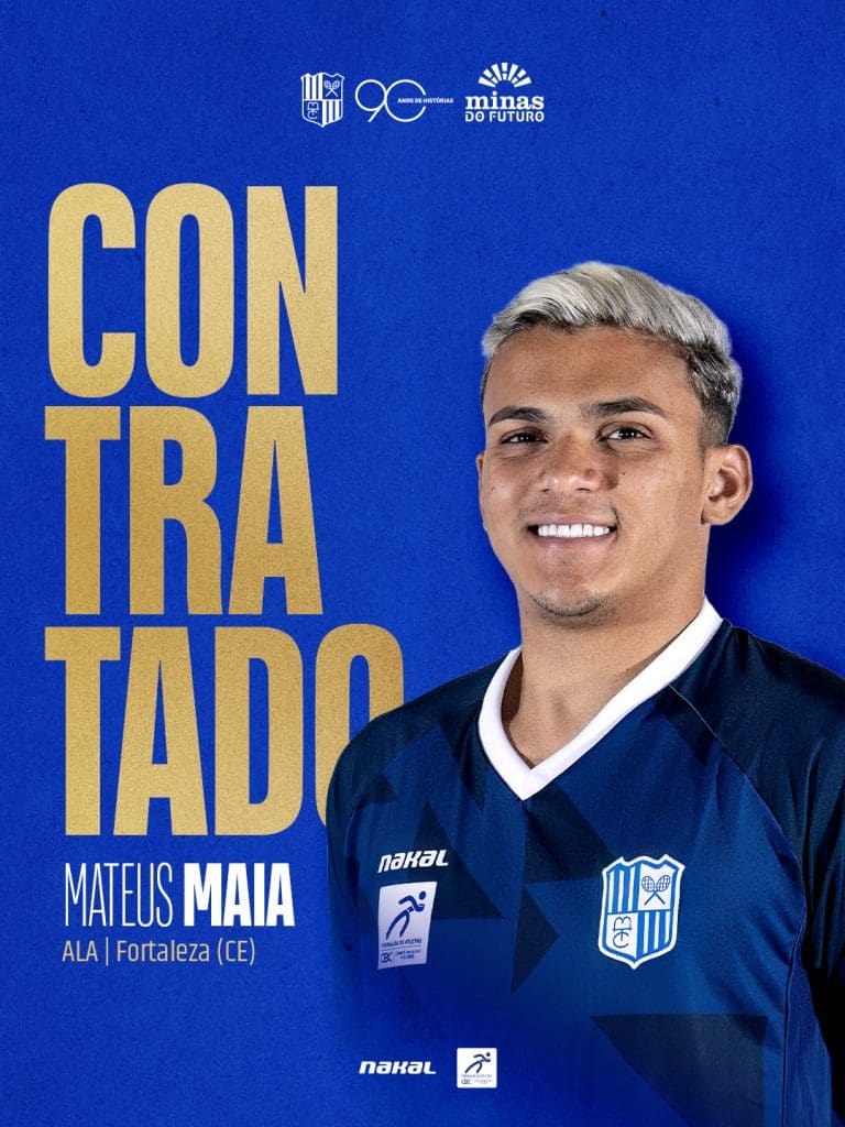 Revelação da LNF, Mateus Maia está de volta ao Minas