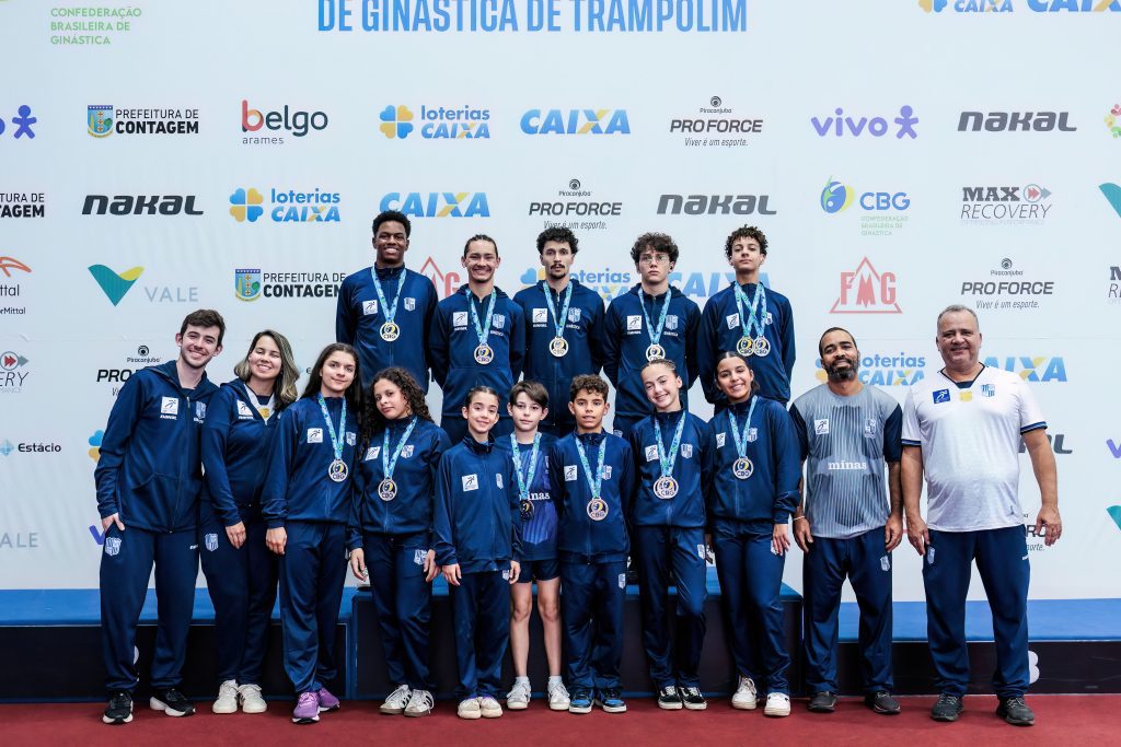 Minas conquista seis medalhas no Campeonato Brasileiro de Ginástica de Trampolim
