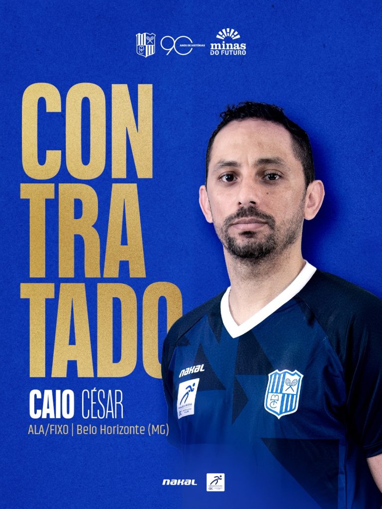 Caio César retorna ao Minas para reforçar o Esquadrão Minastenista na sequência da temporada