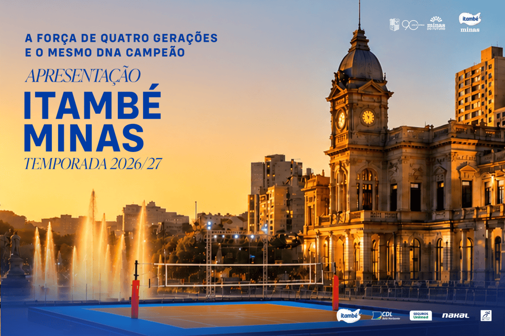 Elenco do Itambé Minas será apresentado em ponto turístico de BH